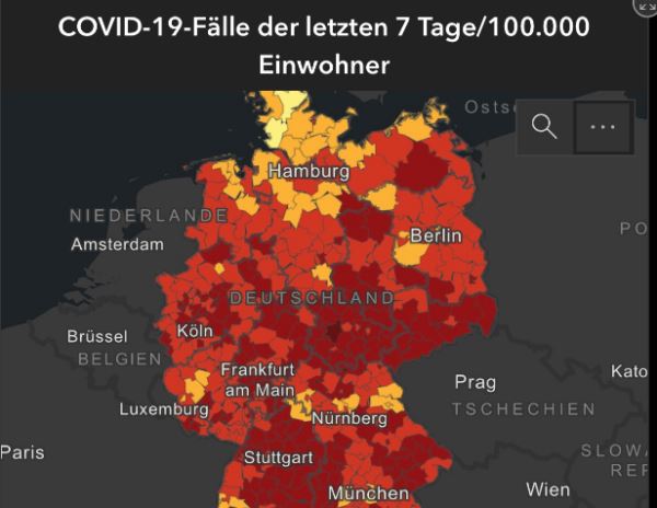 德国新增新冠肺炎确诊病例11336例 累计确诊3577040例