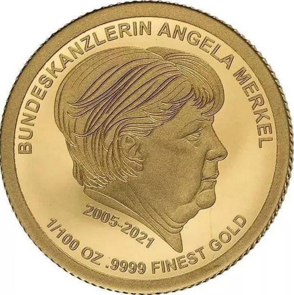 德国推出默克尔纪念金币